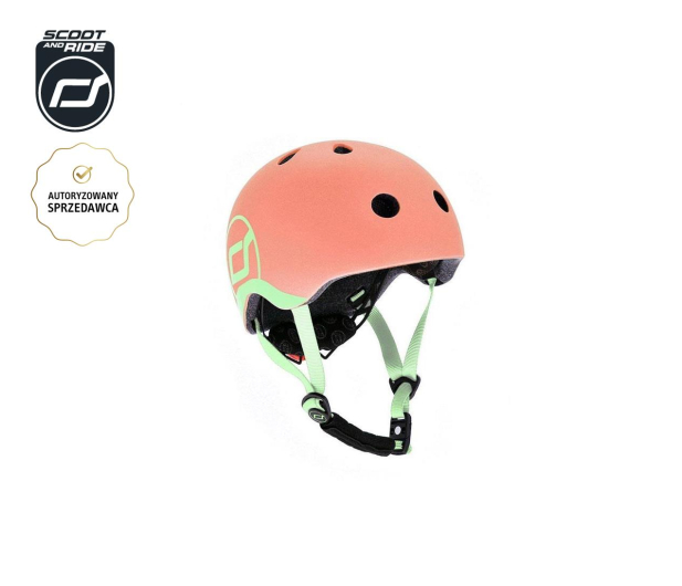 Scoot & Ride Kask Ochronny XXS-S dla dzieci 1-5 lat Peach - 580275 - zdjęcie 2